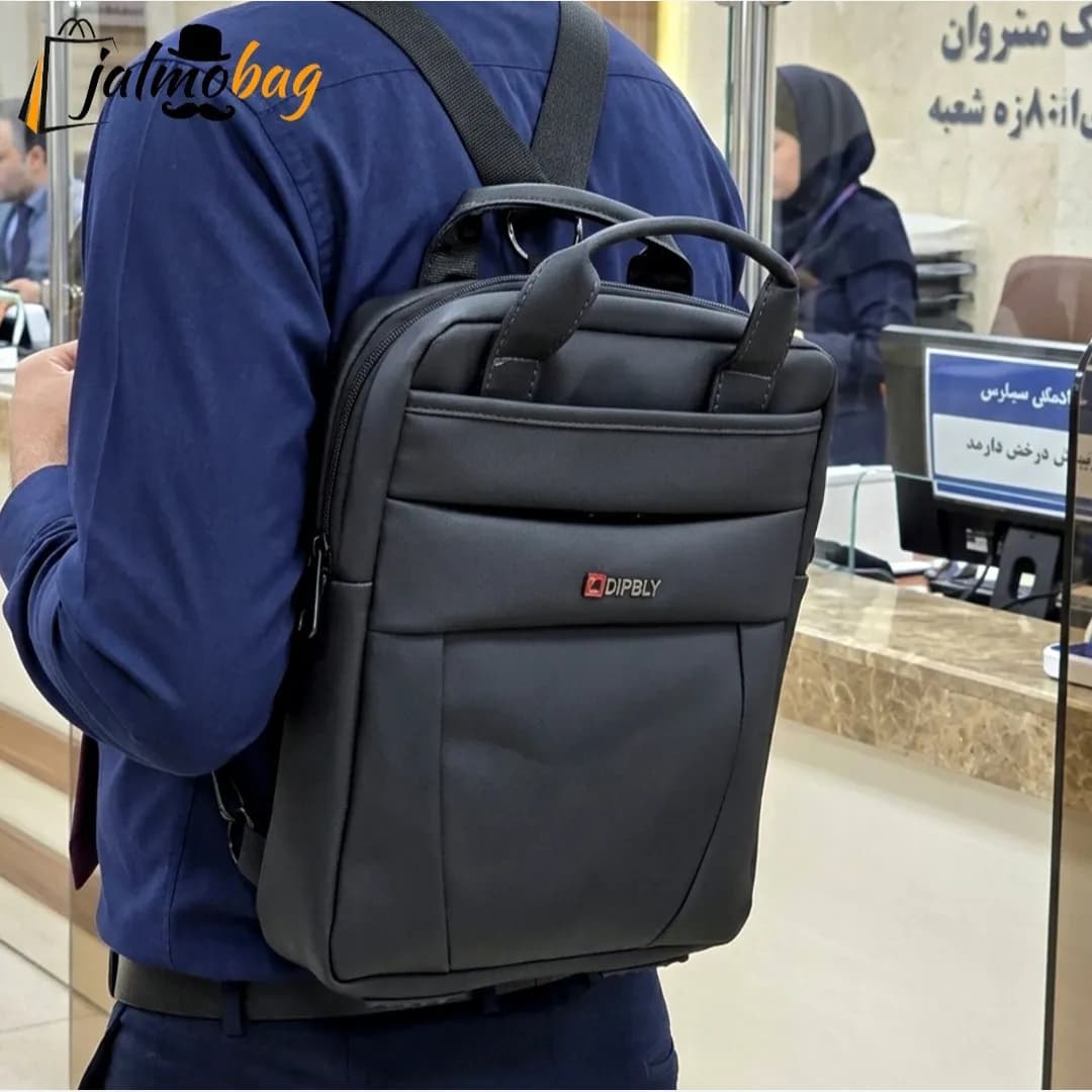 کیف اداری لپتاپی چرمی دستی و دوشی مدل کشیده — تصویر ۱۰