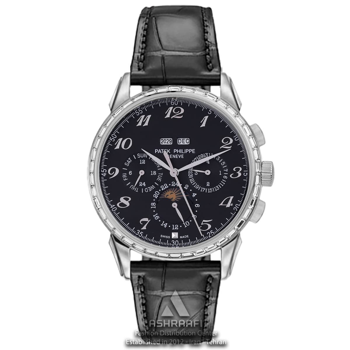 ساعت پتک فیلیپ بند چرمی Patek Philippe Grand Complications-153