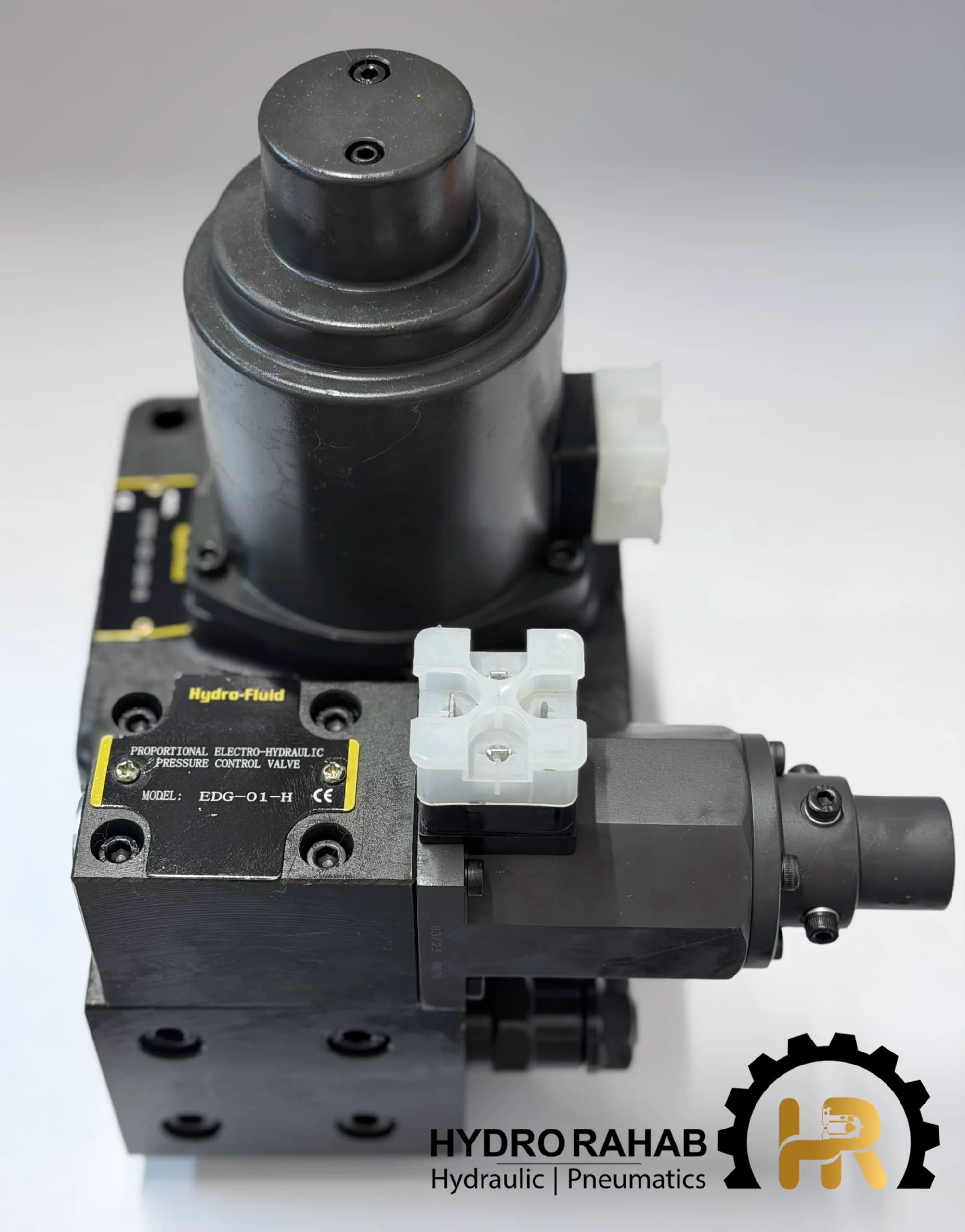 شیر کنترل دبی و فشار الکترونیکی PQ HYDRO‑FLUID مدل EFBG‑03‑125‑H — تصویر ۳