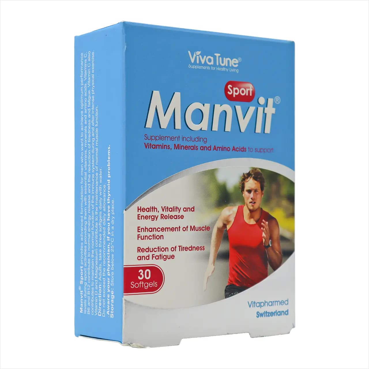 کپسول نرم ژلاتینی من ویت اسپورت ویواتیون 30 عددی