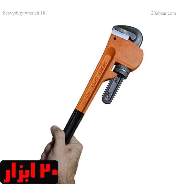 آچار شلاقی 18 اینچ روکشدار چینی کیفیت عالی