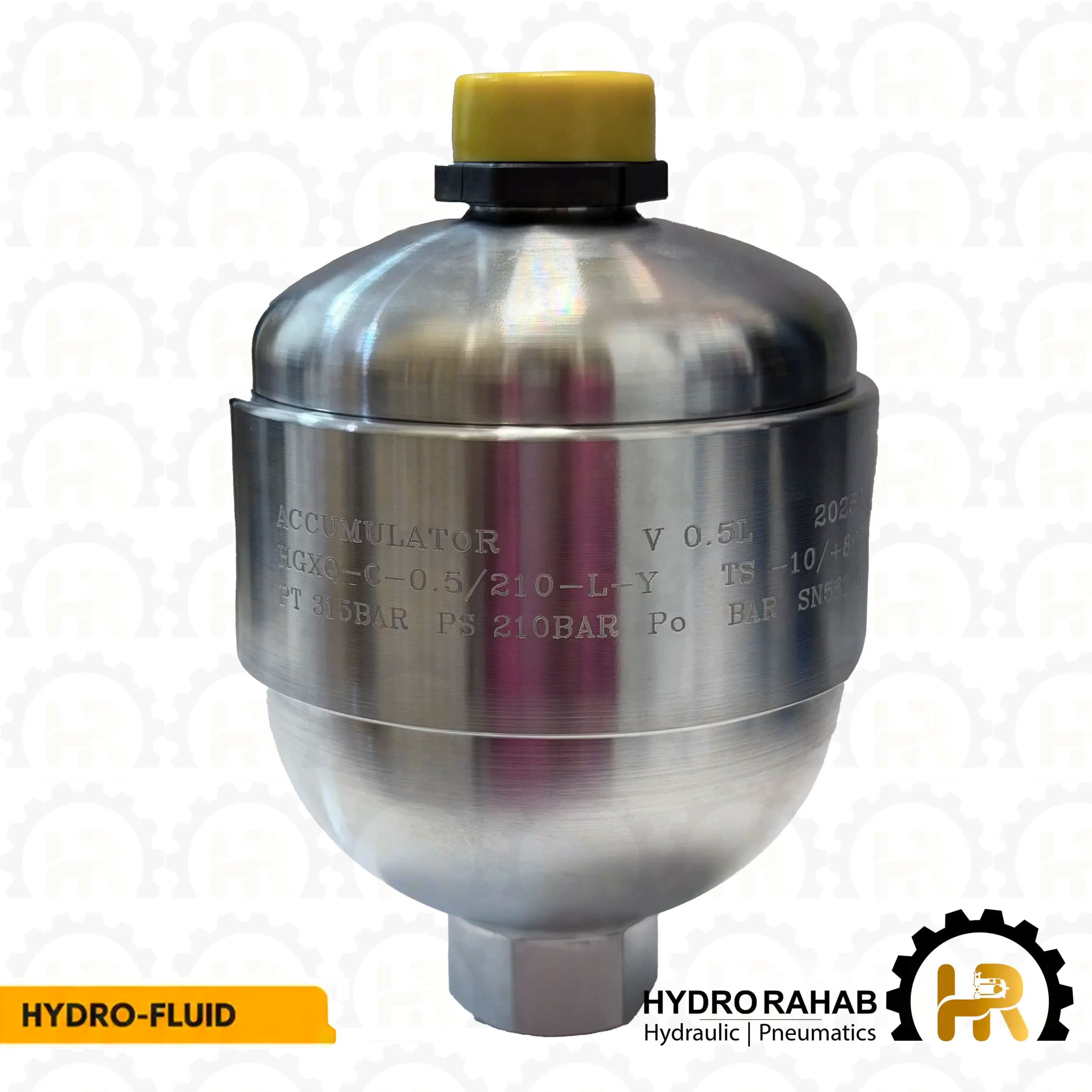 آکومولاتور دیافراگمی 0.5 لیتر Hydro-Fluid (استیل)