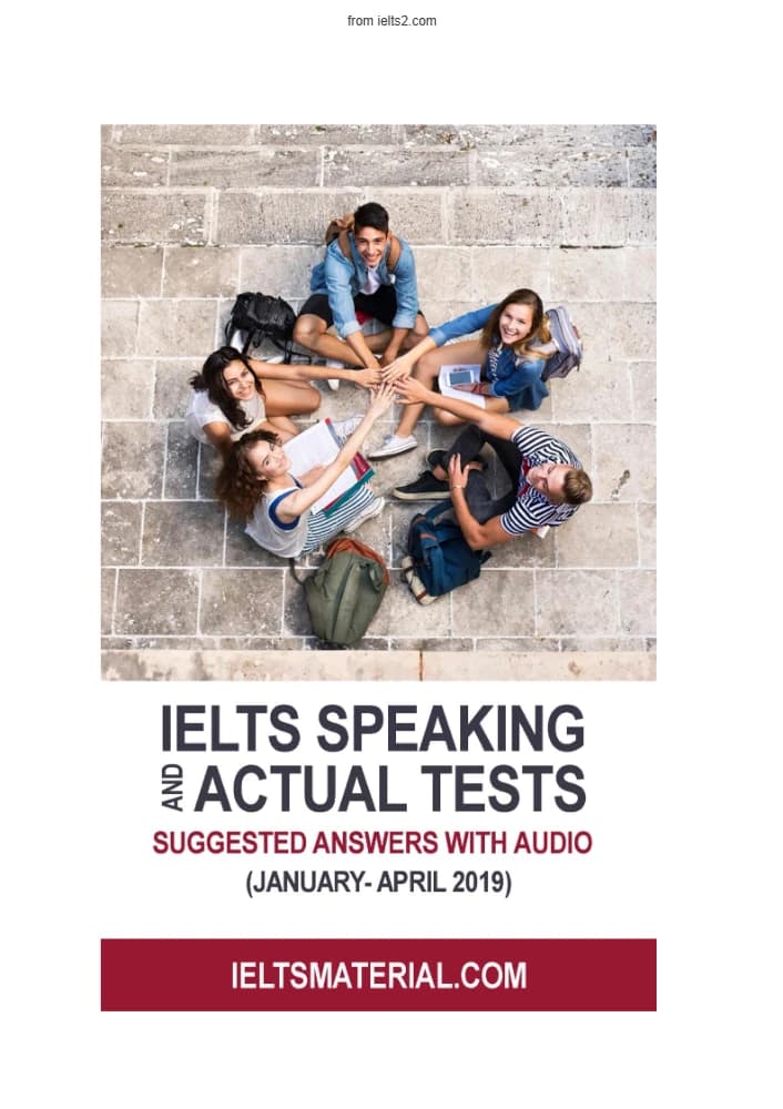کتاب IELTS Speaking Actual Tests Jan Apr 2019 (آزمون‌های واقعی گفتاری آیلتس ژانویه تا آوریل ۲۰۱۹) نسخه انگلیسی PDF