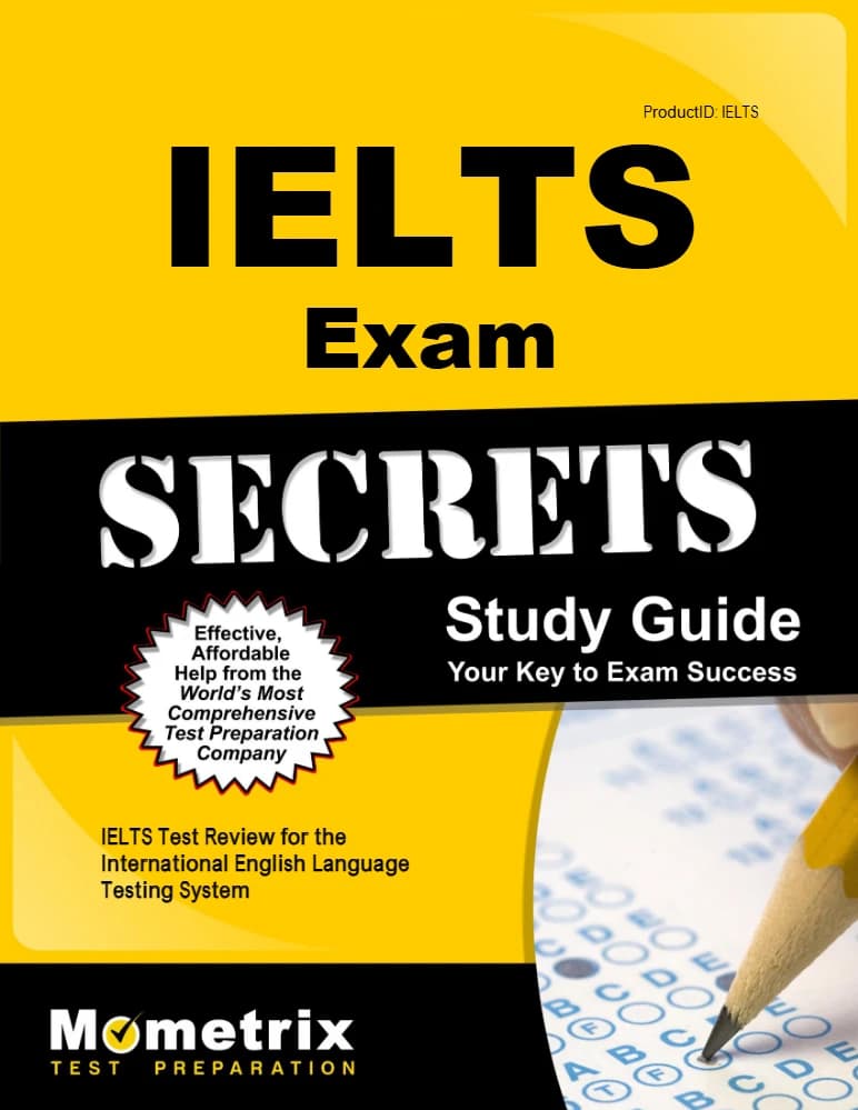 کتاب IELTS Exam Secrets Study Guide (راهنمای اسرار آزمون آیلتس) نسخه انگلیسی PDF | Mometrix Media