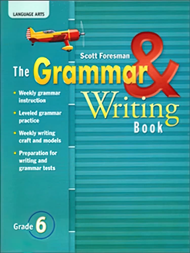 کتاب Grammar & Writing Handbook Grade 6 (کتاب راهنمای گرامر و نوشتار پایه ششم) نسخه انگلیسی PDF | پیرسون اسکات فورسمن