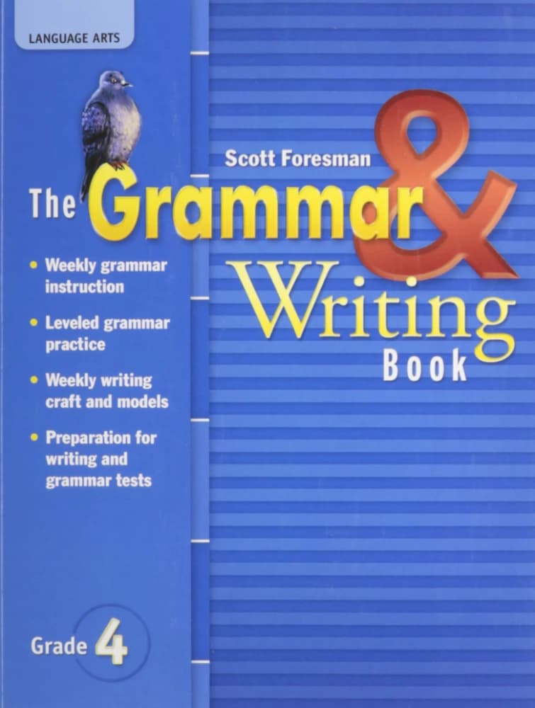 کتاب Grammar & Writing Handbook Grade 4 (کتاب راهنمای گرامر و نوشتار پایه چهارم) نسخه انگلیسی PDF | پیرسون اسکات فورسمن