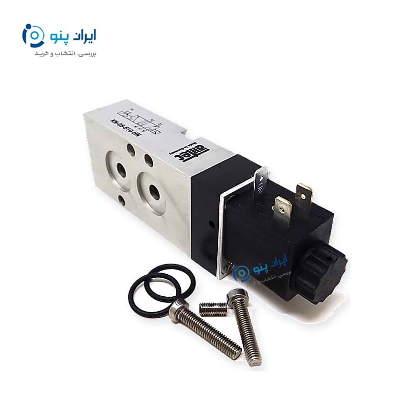 شیر برقی نامور پنوماتیک ۵/۲ سایز ۱/۴ اینچ ایرتِک آلمان Airtec