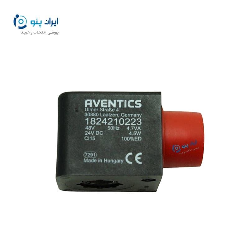 بوبین شیر برقی پنوماتیک ۲۴ ولت شافت ۹ تیپ بزرگ آونتیکس Aventics
