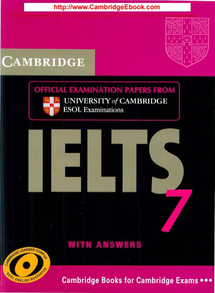 کتاب Cambridge IELTS 7 (کمبریج آیلتس ۷) نسخه انگلیسی PDF | انتشارات کمبریج — تصویر ۲