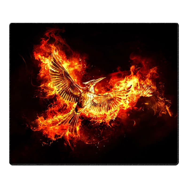 ماوس پد گیمینگ طرح Firebird سایز 35*42 CM