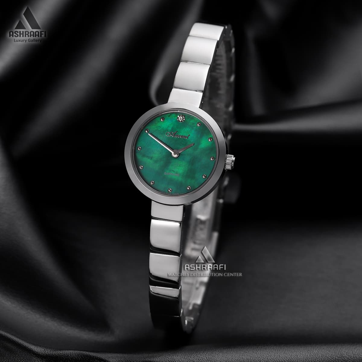ساعت اکسنت صفحه سبز Axcent AX120023SG — تصویر ۳