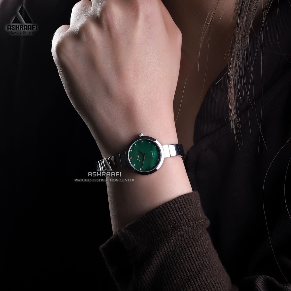 ساعت اکسنت صفحه سبز Axcent AX120023SG — تصویر ۷