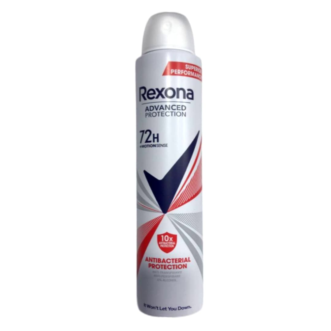 اسپری ضد تعریق زنانه رکسونا 72 ساعته مدل Antibacterial Protection حجم 200 میل