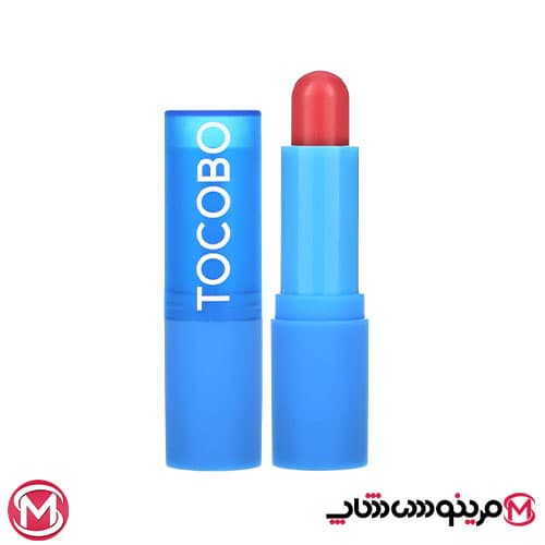 بالم لب رنگی مخملی توکوبو TOCOBO سری POWER CREAM مدل 032ROSE PETAL وزن 3.5 گرم — تصویر ۳