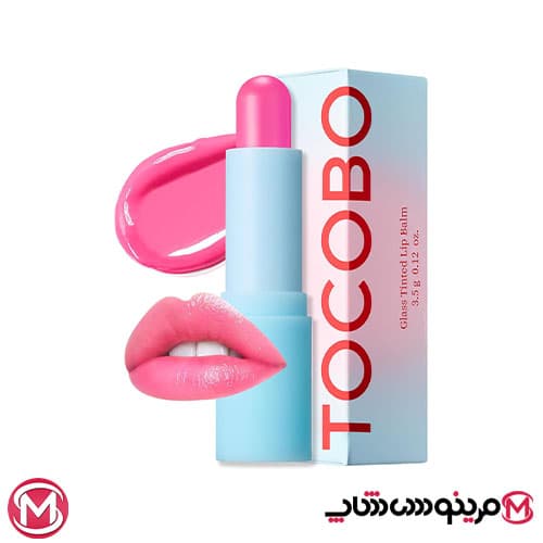 بالم لب رنگی مخملی توکوبو TOCOBO سری SUN FLOWER مدل 012BETTER PINK وزن 3.5 گرم — تصویر ۴