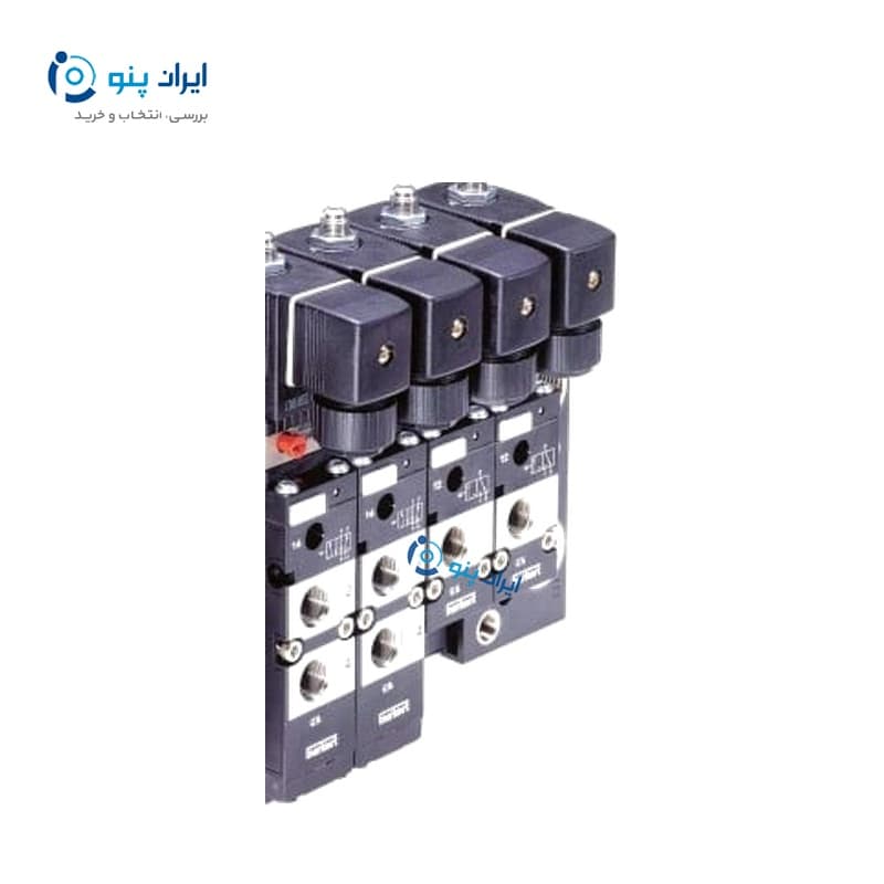 بلوک زیرشیری (منیفولد) شیر برقی ۲ خانه بورکرت Buerkert