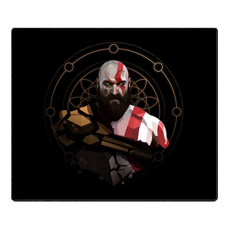 ماوس پد گیمینگ طرح Kratos سایز 35*42 CM
