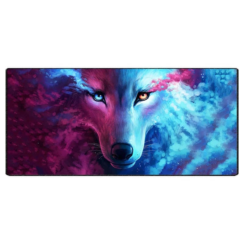 ماوس پد گیمینگ طرح WOLF سایز 90*40 CM