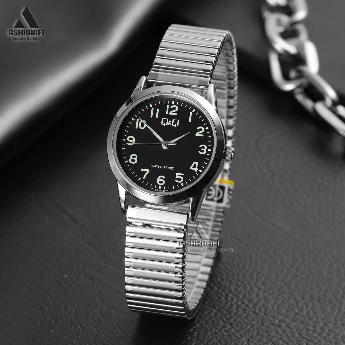 ساعت کیو اند کیو بند فلزی Q&Q C11A-034PY — تصویر ۲