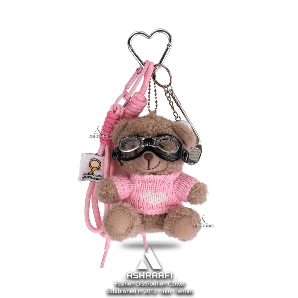 آویز کیف طرح تدی Teddy Bear Charm A04 — تصویر ۲