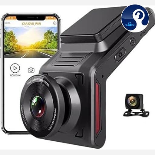 دوربین ثبت وقایع K18 دو دوربینه با ردیابی GPS و اتصال 4G