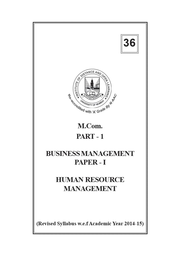 کتاب Human Resource Management (مدیریت منابع انسانی) نسخه انگلیسی PDF | نامشخص