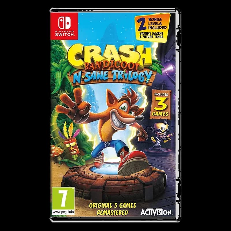 بازی Crash Bandicoot N. Sane Trilogy برای نینتندو سوییچ