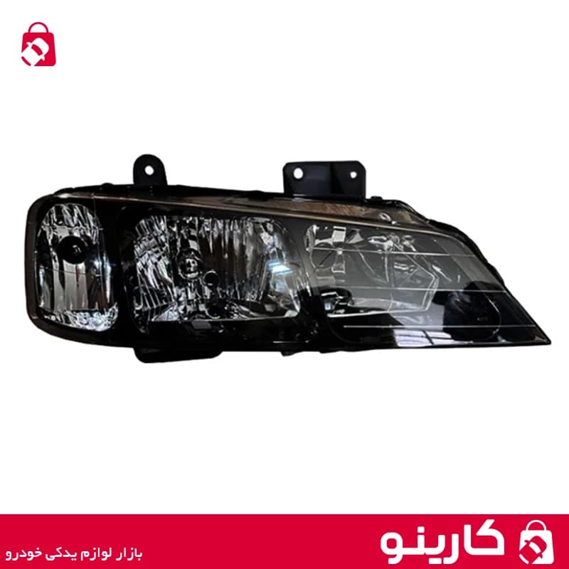چراغ جلو پژو پارس بهینه داخل مشکی راست مدرن