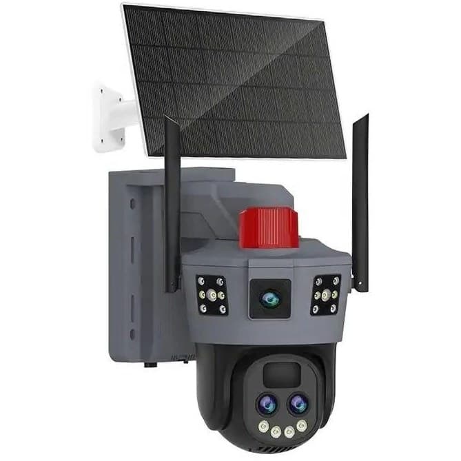 تصویر SF4-OKAM SOLAR 10X ZOOM 12MP دوربین سولار پنل خورشیدی اوکم سیمکارتی تصویر سرور داخلی — تصویر ۲
