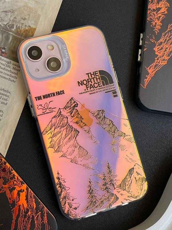 قاب آیفون طرح North Face (هفت رنگ)