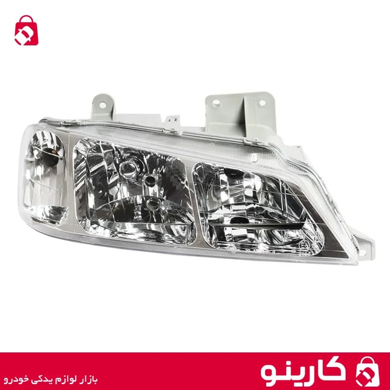 چراغ جلو پژو پارس سمت راست بدون لامپ هوزینگ طوسی ایساکو 0540204301