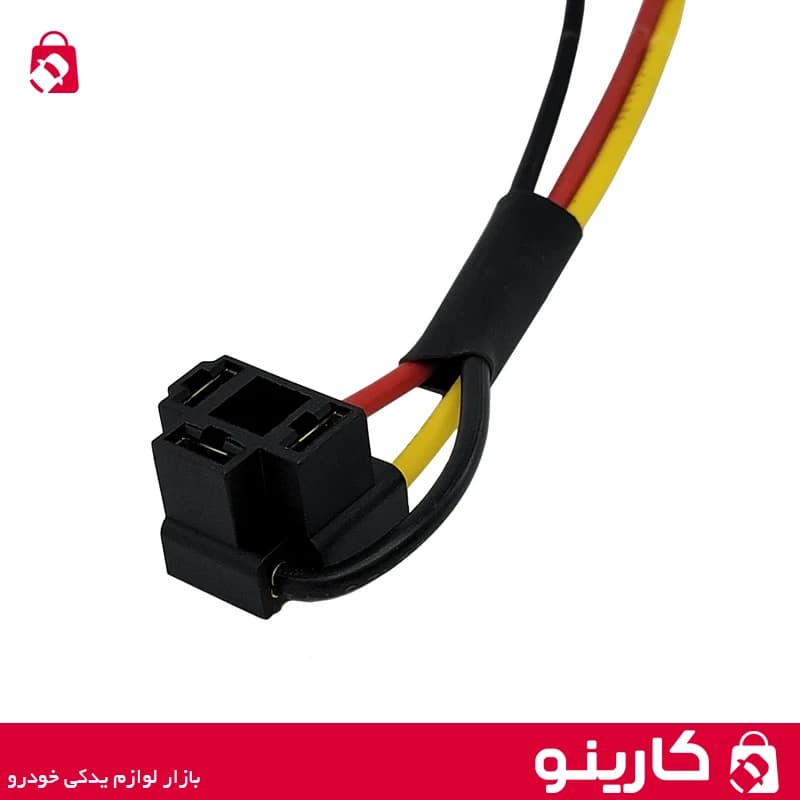 سوکت سه فیش چراغ 90 درجه پژو 207 — تصویر ۲