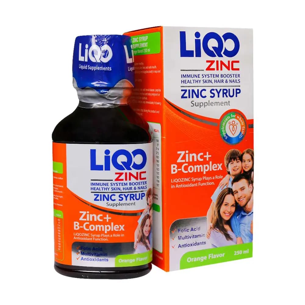 شربت لیکو زینک Liqo Zinc | تقویت سیستم ایمنی، رشد کودکان و سلامت پوست و مو
