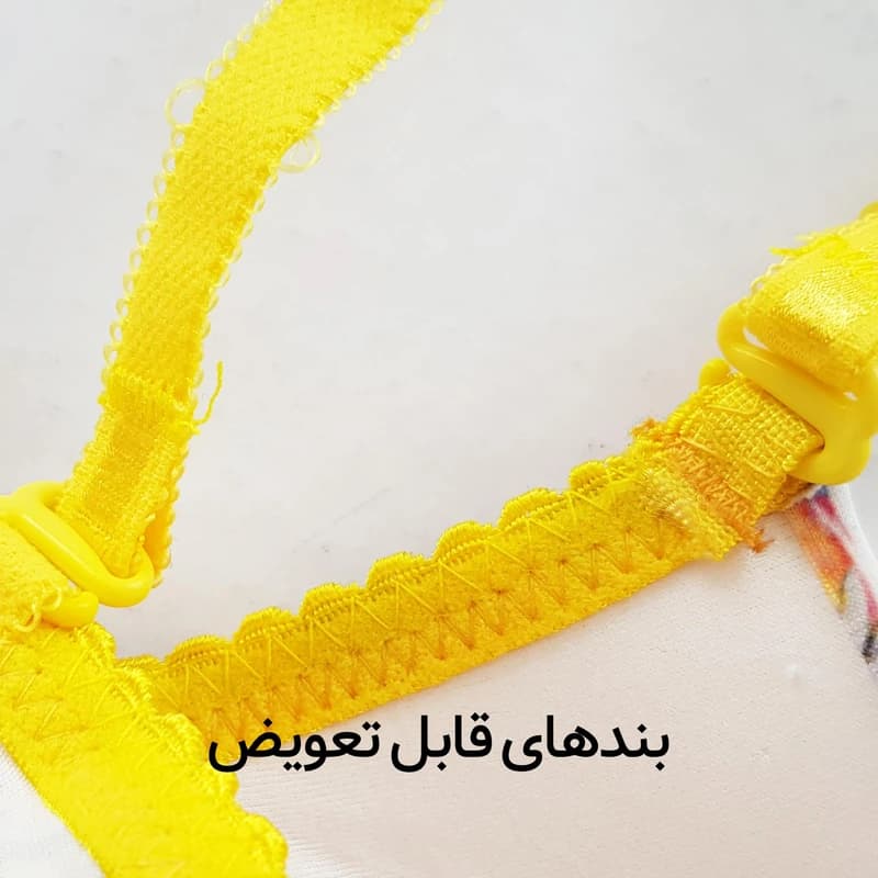 ست شورت و سوتین زنانه لنا ژنکن مدل پوش آپ فنردار کاپ اسفنجی بند متحرک — تصویر ۶