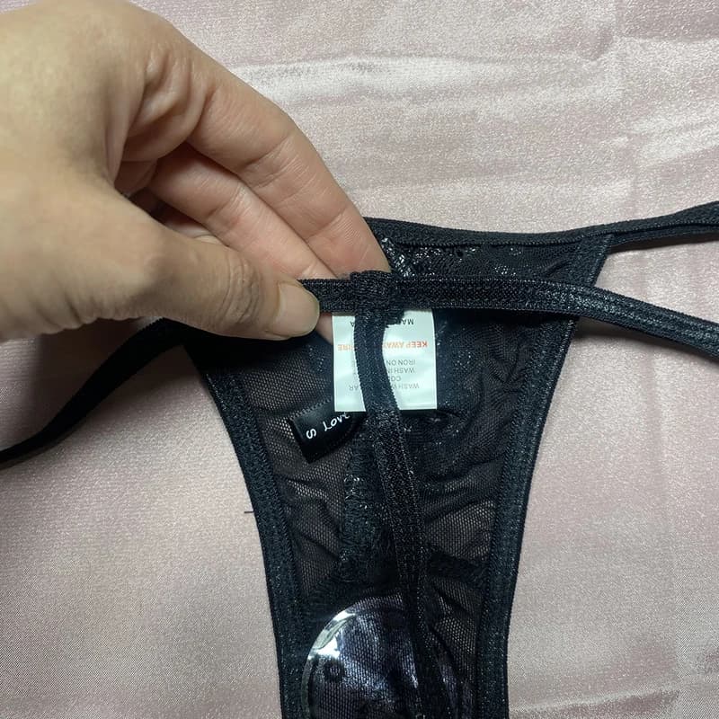 ست شورت و سوتین زنانه مدل LOVE 1 به همراه نگهدارنده جوراب — تصویر ۴