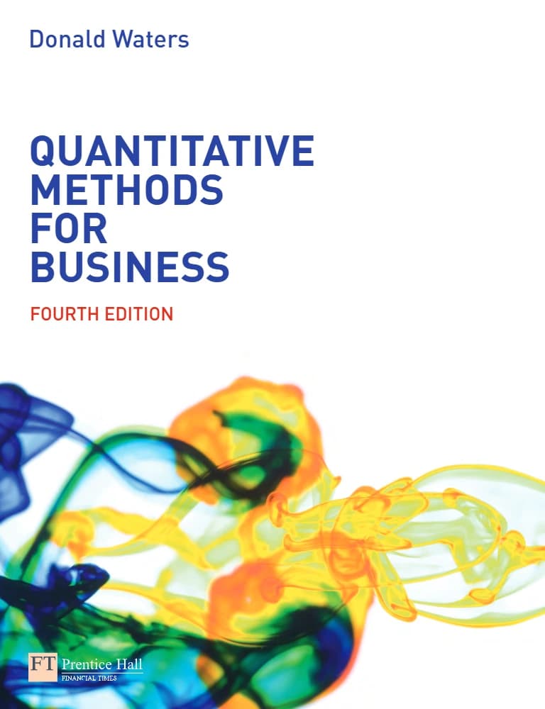 کتاب Quantitative Methods for Business (روش‌های کمی برای کسب‌وکار) نسخه انگلیسی PDF | دونالد واترز — تصویر ۲
