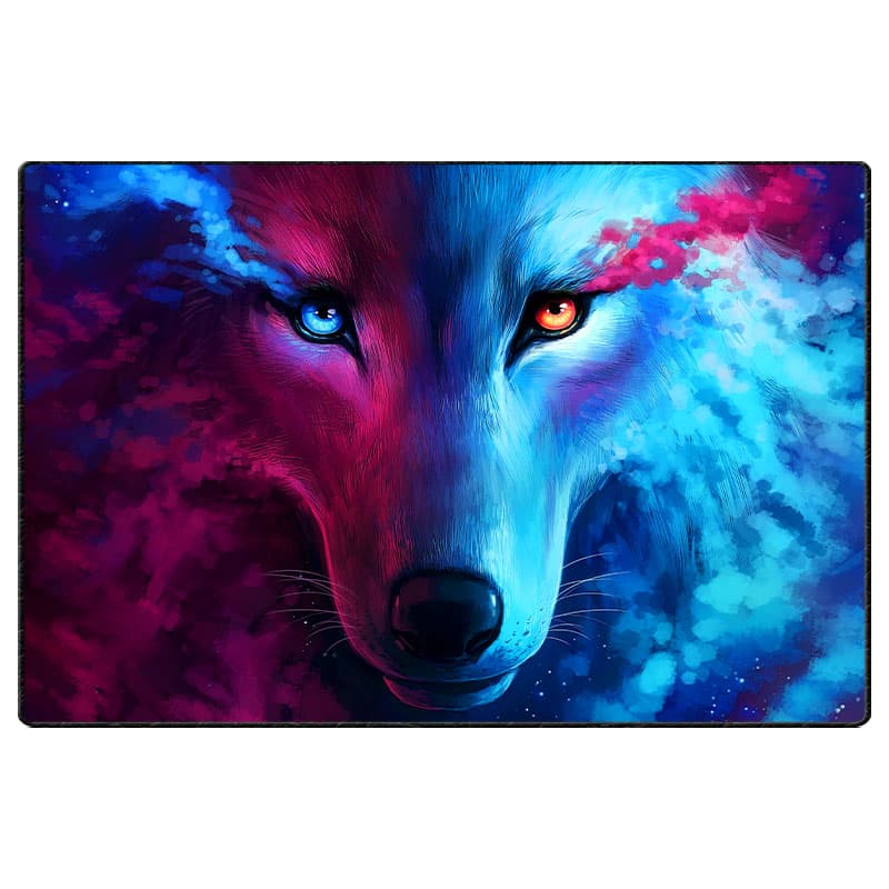 ماوس پد گیمینگ طرح WOLF سایز 24*37 CM — تصویر ۲