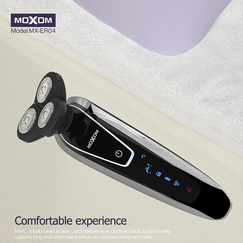 ماشین اصلاح (ریش تراش) سه تیغ موکسوم MOXOM ER04 — تصویر ۸
