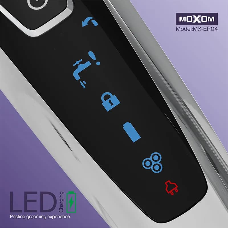 ماشین اصلاح (ریش تراش) سه تیغ موکسوم MOXOM ER04 — تصویر ۴