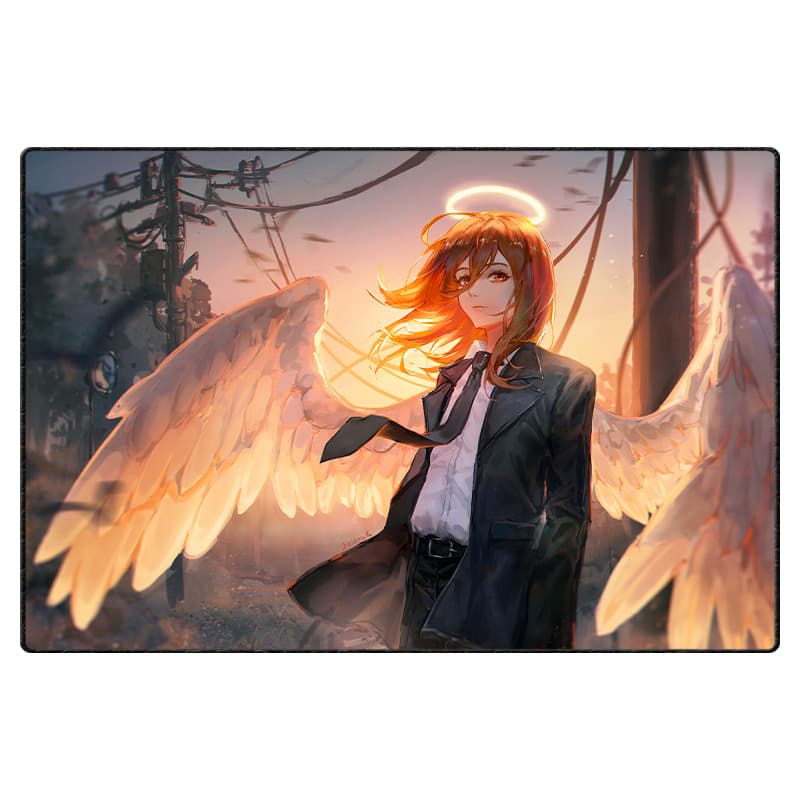 ماوس پد گیمینگ طرح Angel Devil سایز 24*37 CM — تصویر ۲