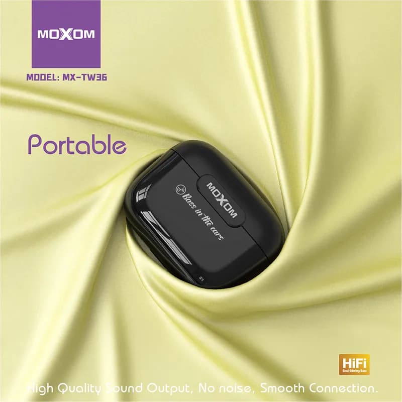 هندزفری بلوتوثی برند موکسوم مدل MOXOM MX-TW36