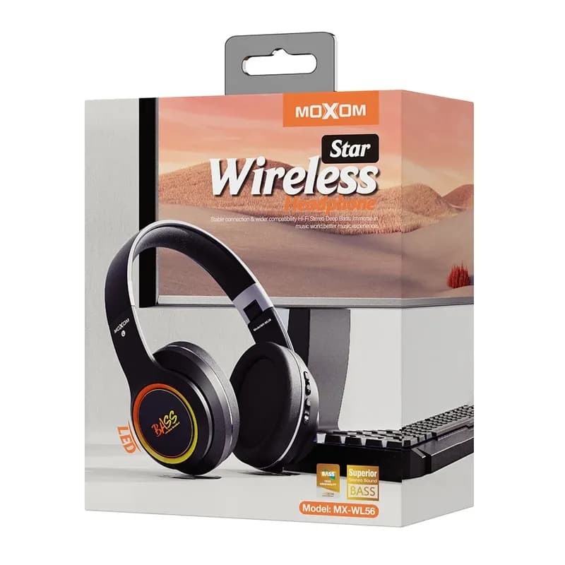 هدفون بلوتوثی موکسوم مدل MX-WL56 — تصویر ۵
