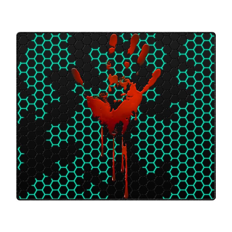 ماوس پد گیمینگ طرح Bloody hand سایز 20*24 CM — تصویر ۲