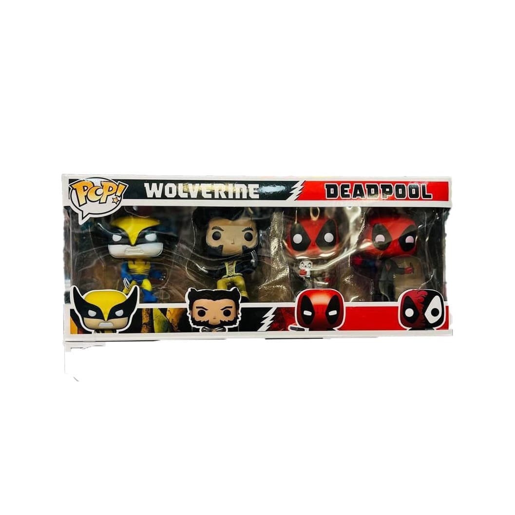 فانکو پاپ ددپول و ولورین | Deadpool & Wolverine | پک ۴ عددی