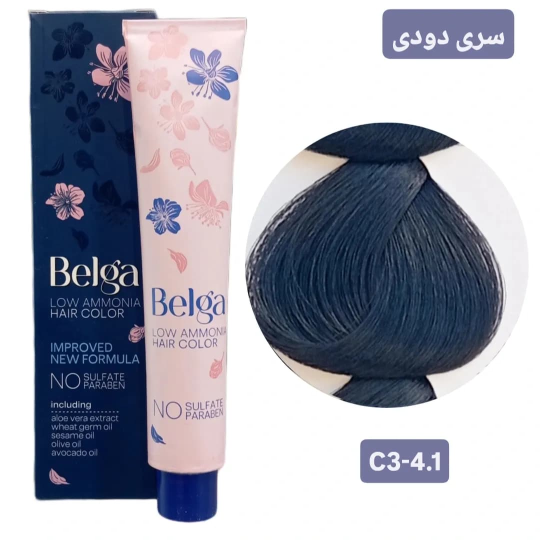 رنگ مو بلگا قهوه ای دودی متوسط BELGA C3