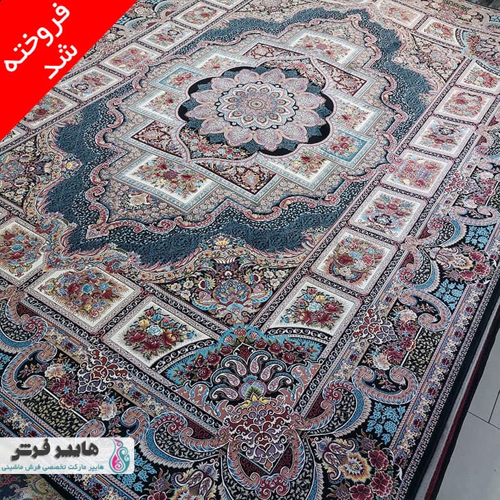 فرش ارزان طرح لچک و ترنج کد 1024