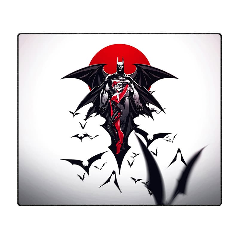 ماوس پد گیمینگ طرح BATMAN And HARLEY سایز 20*24 CM — تصویر ۲