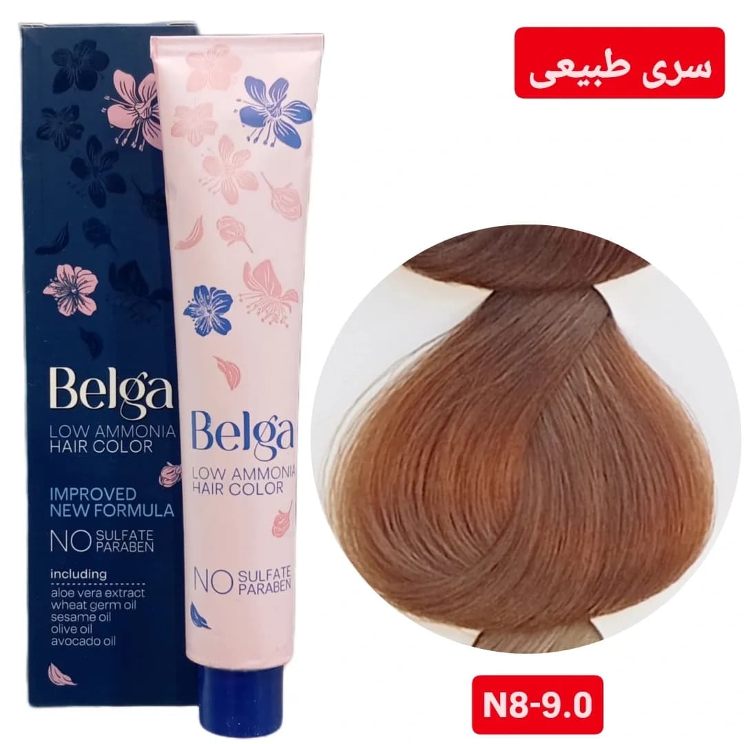 رنگ مو بلگا بلوند خیلی روشن BELGA N8