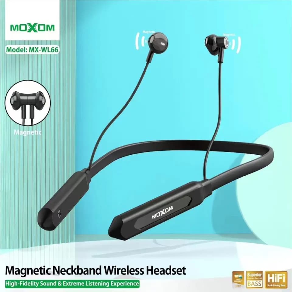 هندزفری گردنی موکسوم MoXoM MX-WL66 — تصویر ۱۰