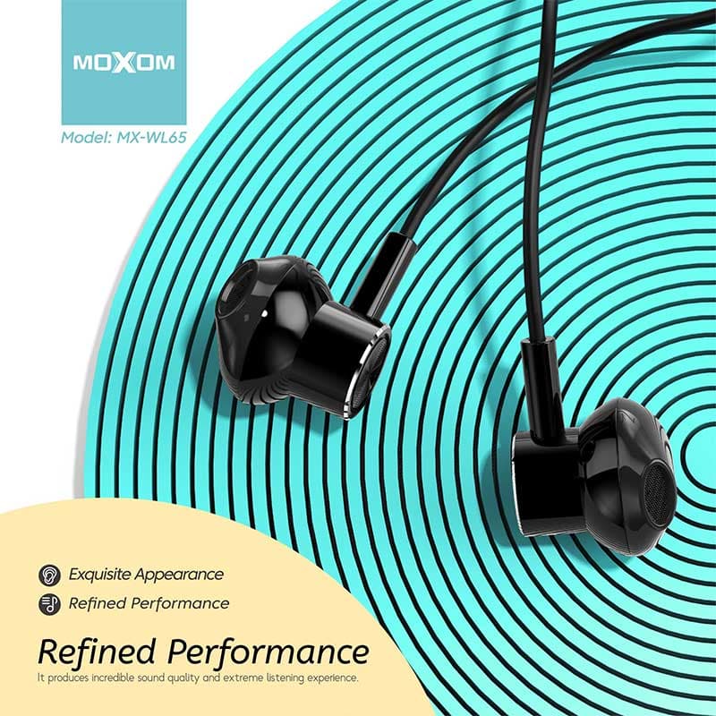 هندزفری گردنی موکسوم MoXoM MX-WL65 — تصویر ۲